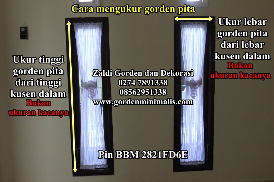cara mengukur gorden jendela rumah minimalis cara mengukur gorden pita