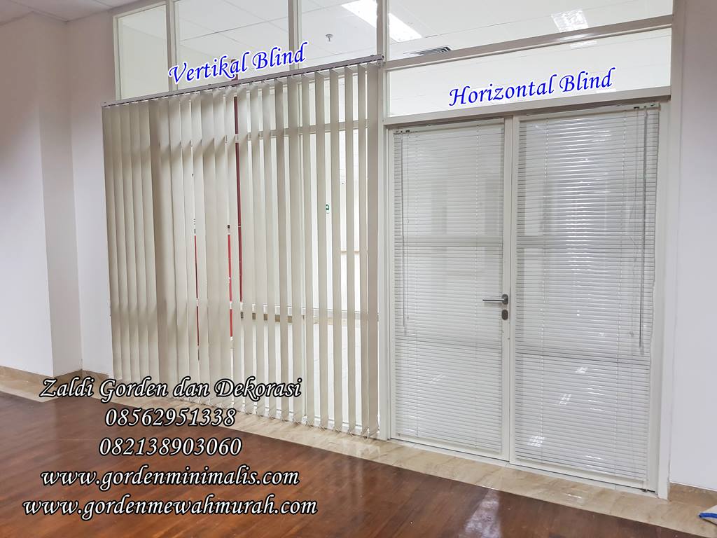 Gorden Vertikal Blind horizontal blind kantor murah onna sharp point