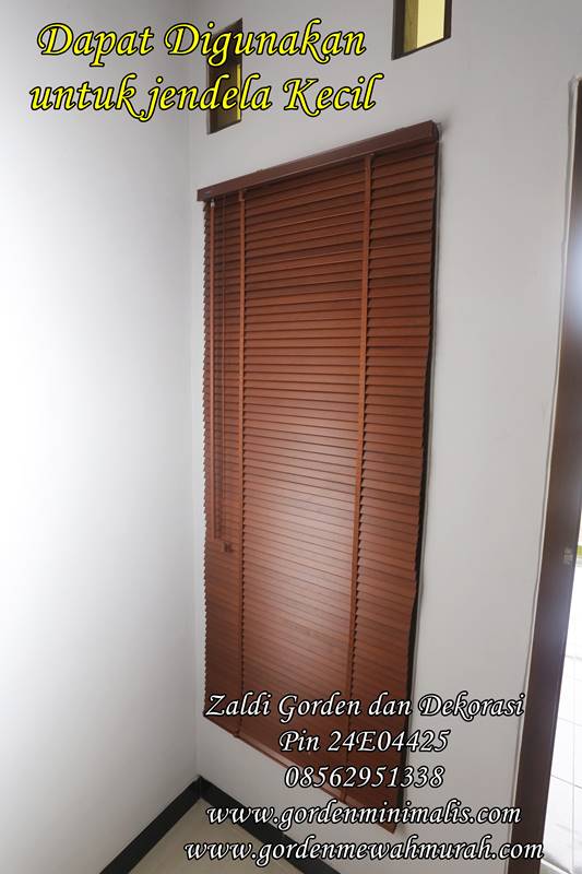 wallpaper kayu untuk rumah minimalis modern gorden kayu wooden blinds
