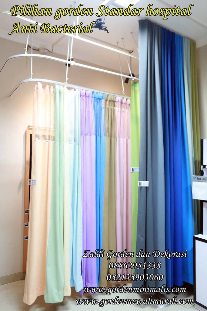 pilihan warna gorden anti bakteri standar akreditasi rumah sakit