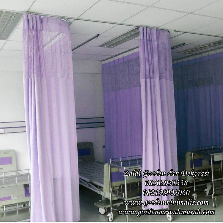 contoh Gorden Rumah Sakit yang lolos Uji Laboratorium standar akreditasi bahan anti bakteri